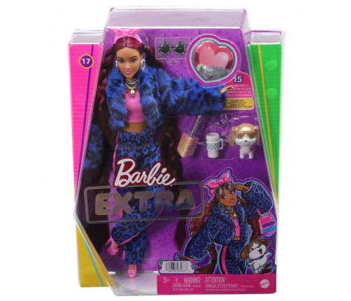 Barbie Extra Doll-Blue Leopard Track Suit кукла HHN09