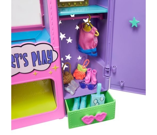 Barbie Extra Surprise Fashion Closet Playset skapis HFG75