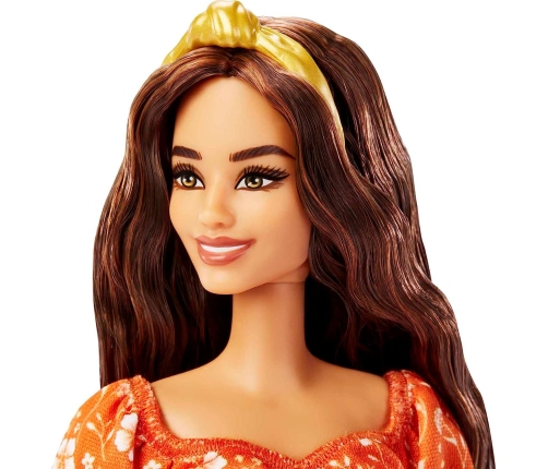 Barbie Fashionistas Doll Asst. Orange Floral HBV16 Lelle