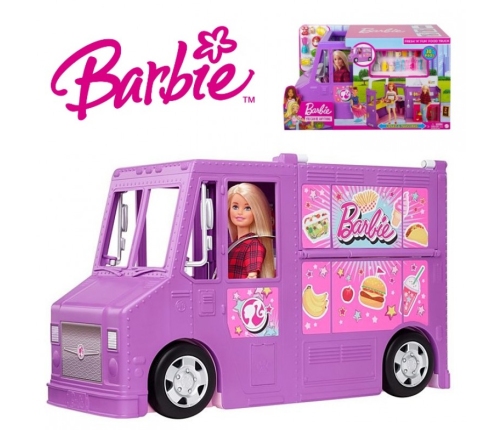 Barbie Food Truck Playset Автобус трансформер для барби Кафе на колесах GMW07