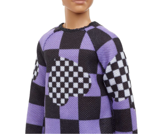 Barbie Ken Fashionistas Doll Asst. Checkered Hearts Kукла HBV25