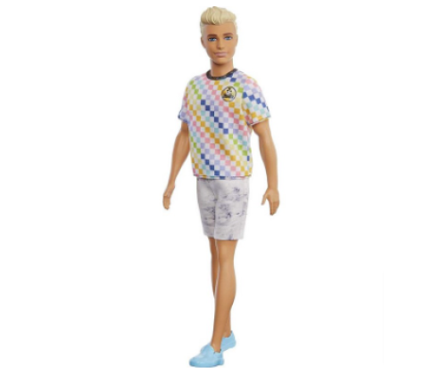 Barbie Ken Fashionistas Doll Asst. Checkered Shirt Lelle GRB90