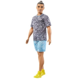 Barbie Ken Fashionistas Doll Asst. Paisley HPF80 Lelle Barbie Ken Fashionistas Doll Asst. Paisley HPF80 Lelle