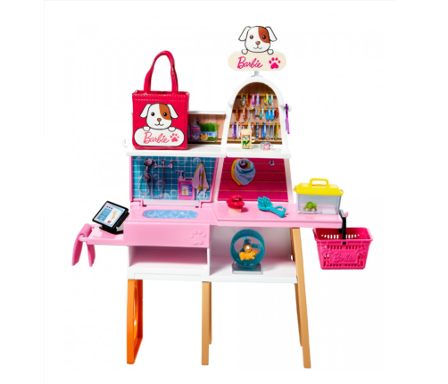 Barbie  Pet Supply Store Playset lelle GRG90