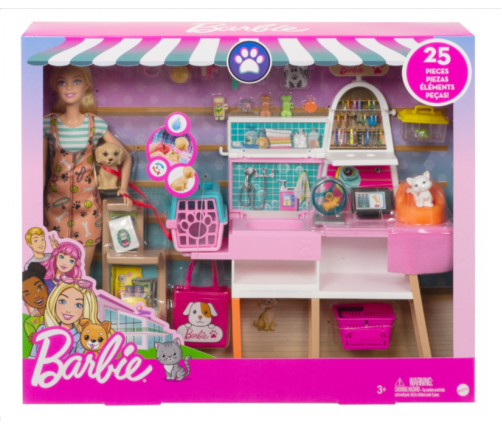 Barbie  Pet Supply Store Playset lelle GRG90