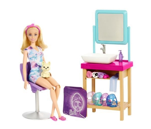 Barbie Sparkle Mask Spa Day Playset Spa салон HCM82