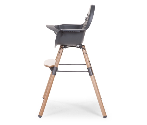 Barošanas Krēsls 2in1 CHILDHOME Evolu 2 Chair Natural anthracite