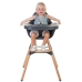 Barošanas Krēsls 2in1 CHILDHOME Evolu 2 Chair Natural anthracite