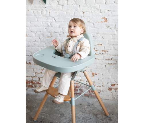 Стульчик для кормления 2в1 Childhome Evolu 2 Natural Mist