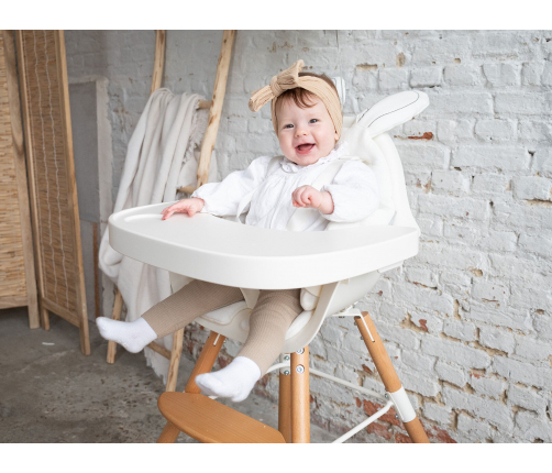 Barošanas Krēsls 2in1 Childhome Evolu 2 Natural White