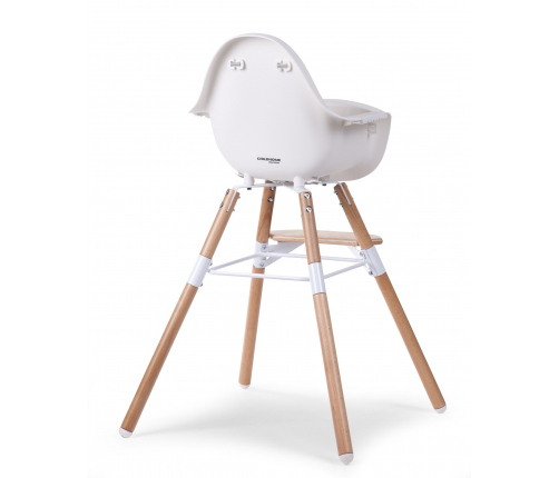 Стульчик для кормления 2в1 Childhome Evolu 2 Natural White