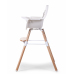 Стульчик для кормления 2в1 Childhome Evolu 2 Natural White