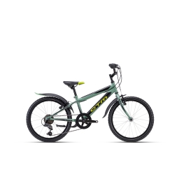 Bērnu velosipēds divritenis CTM Scooby 2.0 Black green 20 collas 42.016