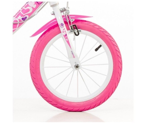 Детский велосипед двухколесный Dino bikes Little Heart 16 164RN-05LH