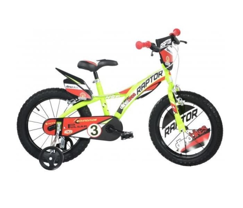 Детский велосипед двухколесный Dino bikes Raptor New 16