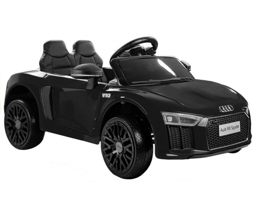 Bērnu Elektroauto ar pulti AUDI R8 Spyder black