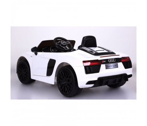 Bērnu elektromobīlis ar pulti AUDI R8 Spyder White