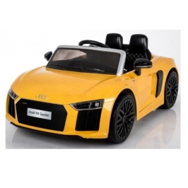 Электромобиль для детей c пультом AUDI R8 Spyder Yellow