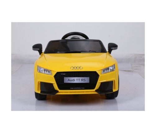 Bērnu Elektroauto ar pulti AUDI TT RS 12V Yellow