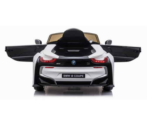 Bērnu Elektroauto ar pulti BMW i8 Coupe White JE 1001