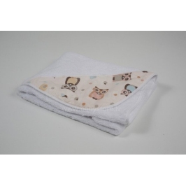 Bērnu frotē dvielis ar kapuci Troll Towel with Hood Owls THFE01