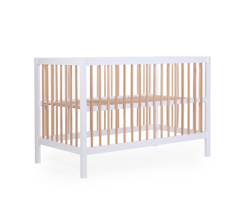 Детская кроватка 60x120 см Childhome Cot 97 White Natural