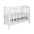 Детская кроватка с ящиком и опускающейся боковиной TROLL Nina Lux White COT-NN0027