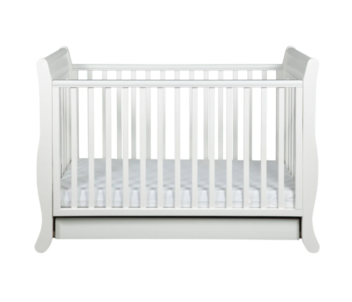 Детская кроватка с ящиком и опускающейся боковиной TROLL Romantica wax COT-RM0127-WAX