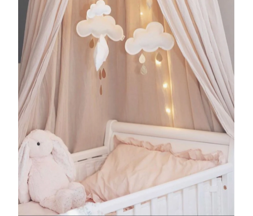 Детская кроватка с ящиком и опускающейся боковиной TROLL Romantica wax COT-RM0127-WAX