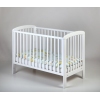 Детская кроватка с опускающейся боковиной TROLL Basic Lux HM White COT-BS0183