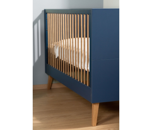 Детская кровать Трансформер 70x140 см Childhome Bold Blue