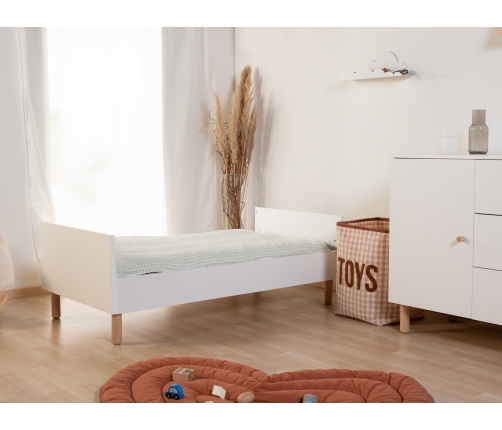 Bērnu gulta Transformeris 70x140 сm Childhome Wonder White