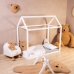 Детское постельное белье 100x140 Childhome Teddy Jersey Melange Beige / Muslin