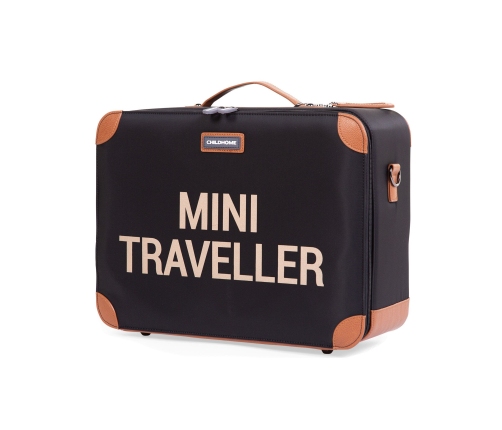 Bērnu koferis Childhome Mini Traveller Black Gold