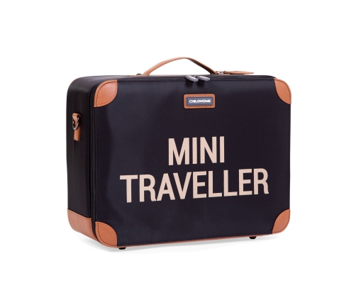 Bērnu koferis Childhome Mini Traveller Black Gold