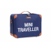 Детский чемодан Childhome Mini Traveller Navy White