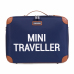 Детский чемодан Childhome Mini Traveller Navy White