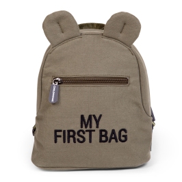 Детский рюкзак Childhome My First Bag Canvas Khaki Детский рюкзак Childhome My First Bag Canvas Khaki