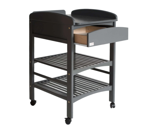 Детский пеленальный стол с ящиком TROLL Anna Lux Grey CTL-LX0122