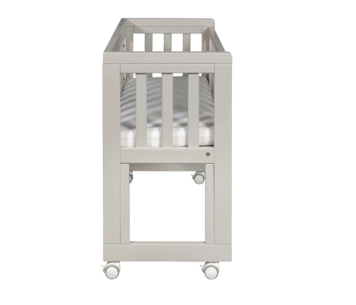 Gulta Šūpulītis ar nolaižamu malu TROLL Bedside Grey SWC-BD0062