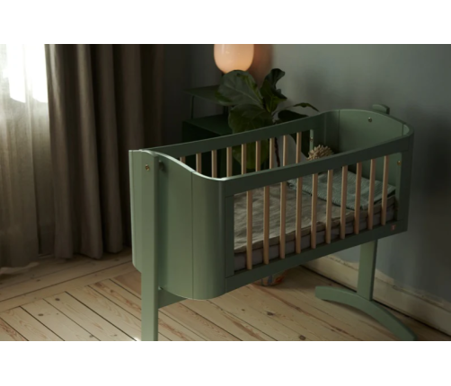Детская колыбель TROLL Wave Light Green/Wax SWC-WA0642-LGR/WAX