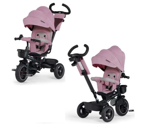 Bērnu trīsritenis Kinderkraft Spinstep 5in1 Marvelous pink