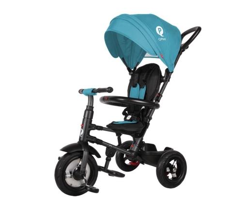 Bērnu trīsritenis QPLAY RITO AIR dark blue