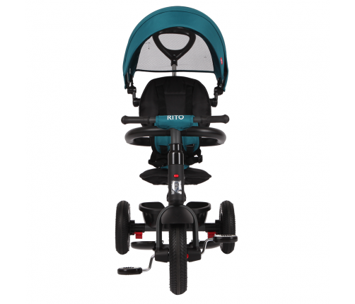 Bērnu trīsritenis QPLAY RITO AIR dark blue