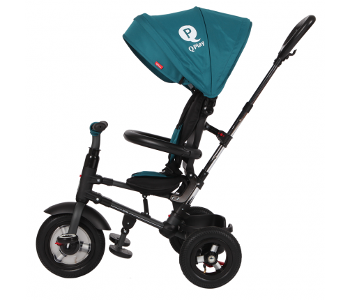 Bērnu trīsritenis QPLAY RITO AIR dark blue