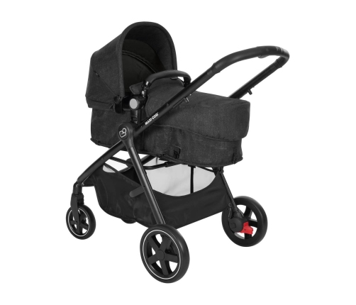 Bērnu universālie Ratiņi - transformeri 2 vienā MAXI-COSI Zelia Nomad Black