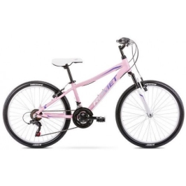 Bērnu velosipēds Romet Jolene 24" 13S pink