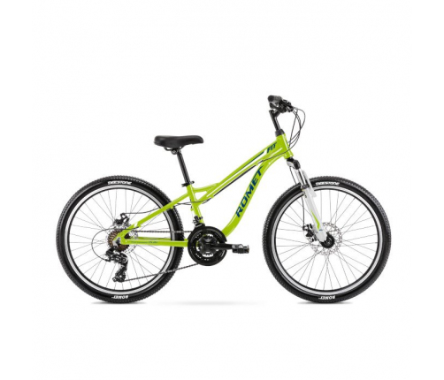 Bērnu velosipēds Romet Rambler Fit Green 24 collas