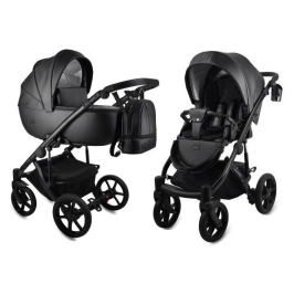 Bexa Air Eco Black Bērnu Ratiņi 2in1 Bexa Air Eco Black Bērnu Ratiņi 2in1