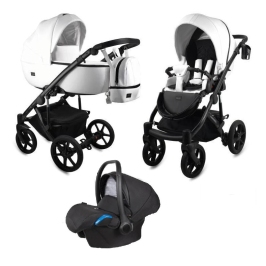 Bexa Air Eco White Bērnu Ratiņi 3in1 Bexa Air Eco White Bērnu Ratiņi 3in1